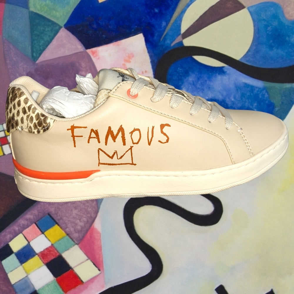 Coach X Jean-Michel Basquiat Clip Low Top Sneaker